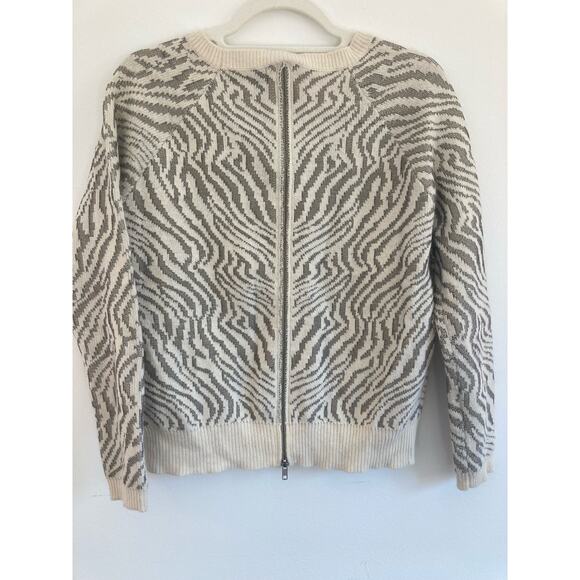 The Kooples ~ Soft Zebra Print Sweater ~ Wool & Angora ~ Sz M - Picture 4 of 6